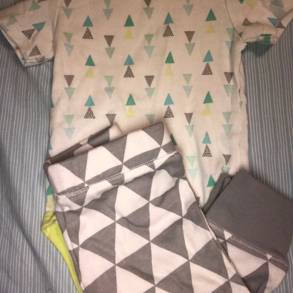 Cloud Island onesie + pant set